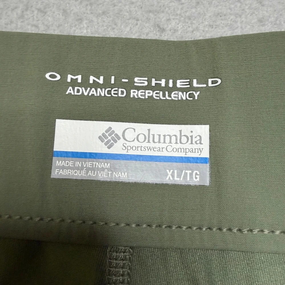 Columbia Skort Women XL Green Anytime Casual Omni-Shield Active Hiking Outdoor